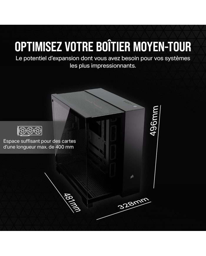 CORSAIR 6500X Boîtier PC mATX Mid-Tower - BOITIER PC