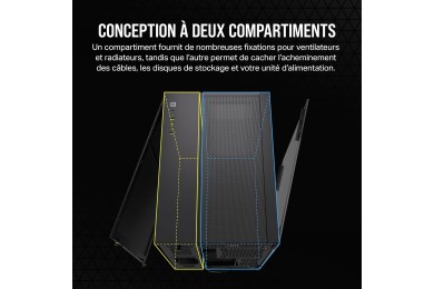 CORSAIR 6500X Boîtier PC mATX Mid-Tower - BOITIER PC