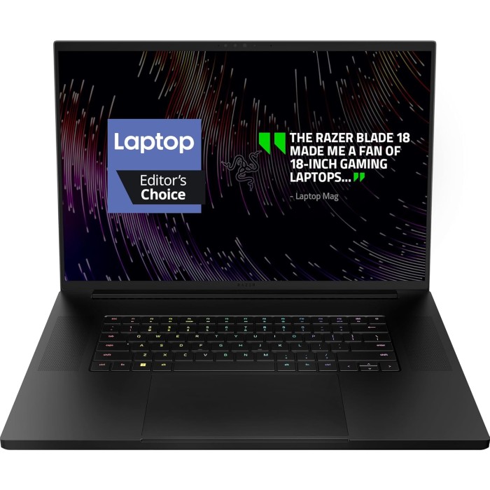 Razer Blade 18 RTX 4090 – i9 13e Gen, 32Go RAM, 2To SSD, QHD+ 240Hz – PC Portable RAZER BLADE Razer Blade 18 RTX 4090 – i9 13e Gen, 32Go RAM, 2To SSD, QHD+ 240Hz – PC Portable RAZER BLADE