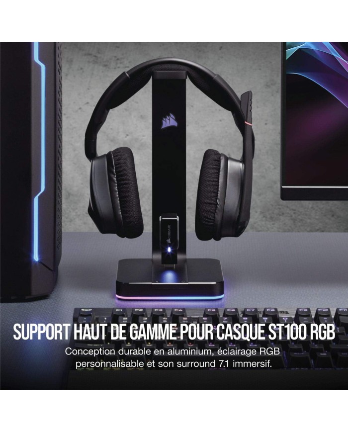 Corsair ST100 RGB - SUPPORT CASQUE