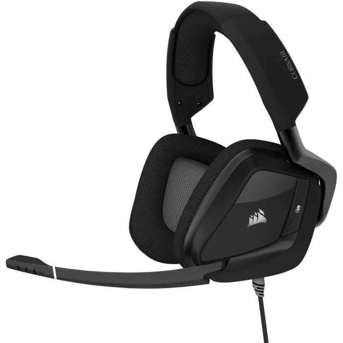 CORSAIR VOID RGB ELITE USB - Filaire - Carbone - Casque Gamer CORSAIR VOID RGB ELITE USB - Filaire - Carbone - Casque Gamer