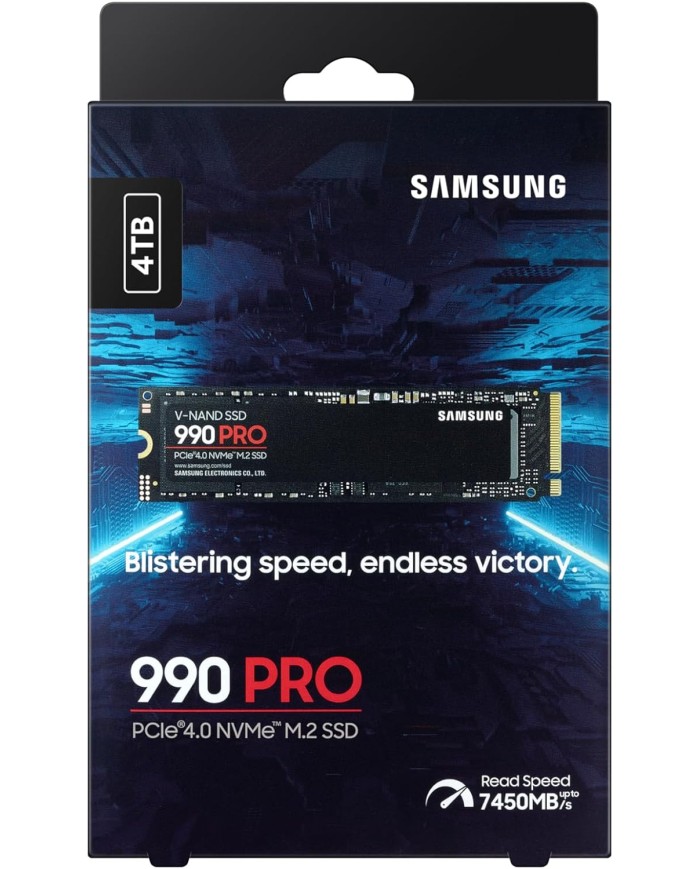 Samsung SSD 990 PRO M.2 PCIe NVMe 4 To | Pc Gamer Casa