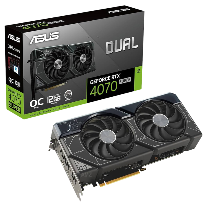 ASUS Dual GeForce RTX 4070 SUPER OC Edition 12G - Carte Graphique ASUS Dual GeForce RTX 4070 SUPER OC Edition 12G - Carte Graphique
