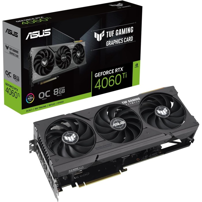 ASUS TUF GAMING NVIDIA GeForce RTX 4060 Ti – Carte graphique ASUS TUF GAMING NVIDIA GeForce RTX 4060 Ti – Carte graphique