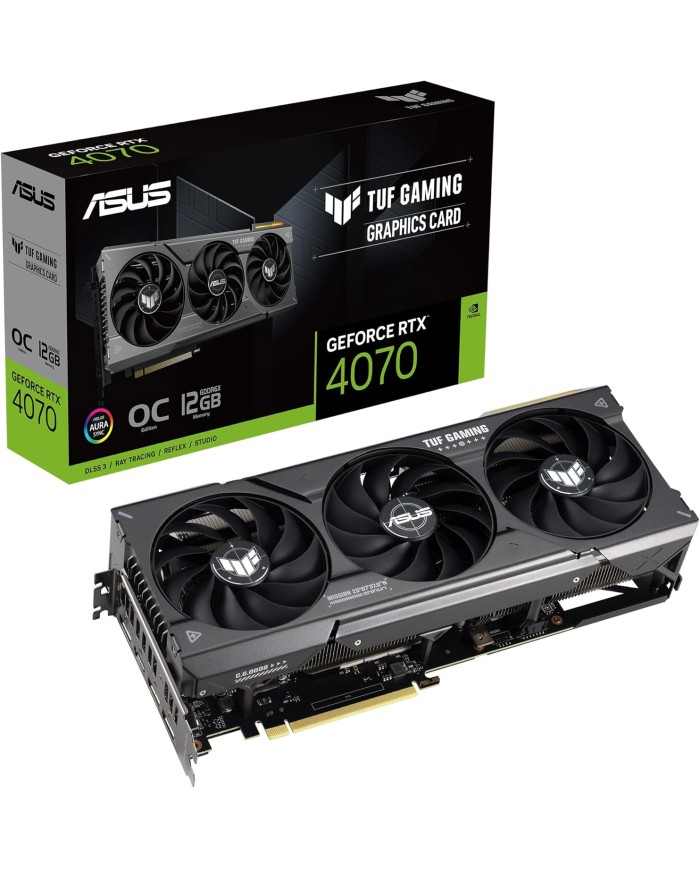ASUS TUF GAMING NVIDIA GeForce RTX 4070 OC Edition – Carte graphique ASUS TUF GAMING NVIDIA GeForce RTX 4070 OC Edition – Carte graphique