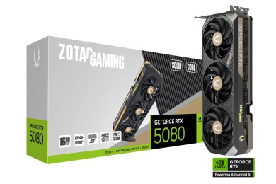 ZOTAC GAMING GeForce RTX 5080 SOLID CORE.- CARTE GRAPHIQUE ZOTAC GAMING GeForce RTX 5080 SOLID CORE.- CARTE GRAPHIQUE