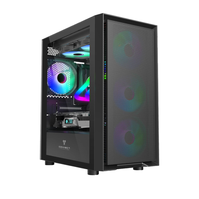 Connect Airboost ARGB (Micro ATX) - Boitiers PC Connect Airboost ARGB (Micro ATX) - Boitiers PC