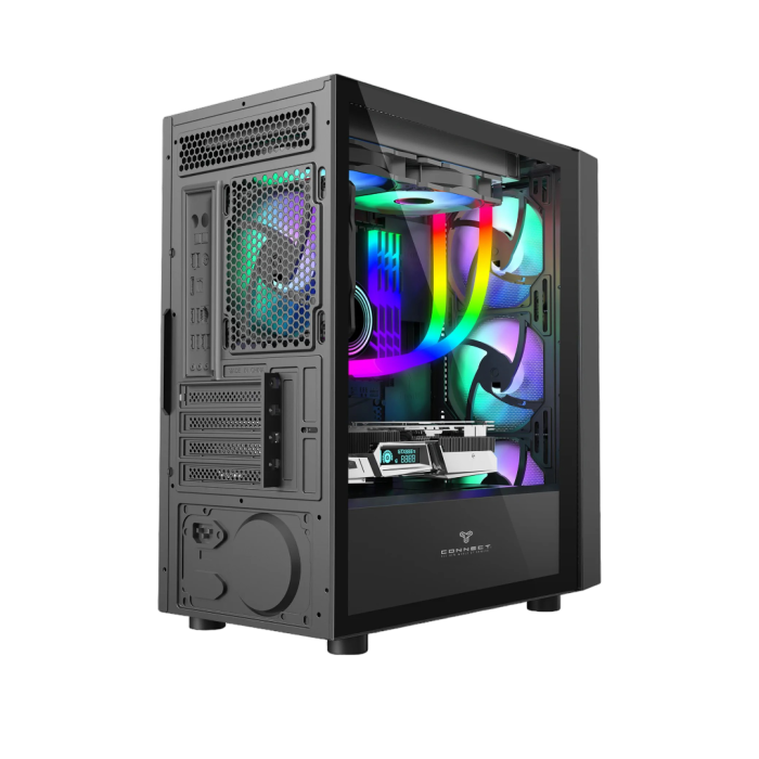 Connect Airboost ARGB (Micro ATX) - Boitiers PC Connect Airboost ARGB (Micro ATX) - Boitiers PC