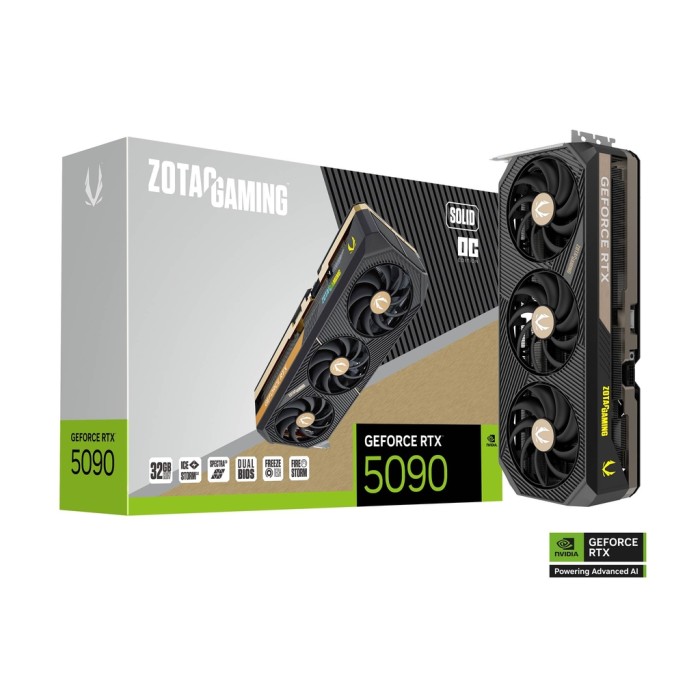 ZOTAC GAMING GeForce RTX 5090 SOLID OC - CARTE GRAPHIQUE ZOTAC GAMING GeForce RTX 5090 SOLID OC - CARTE GRAPHIQUE