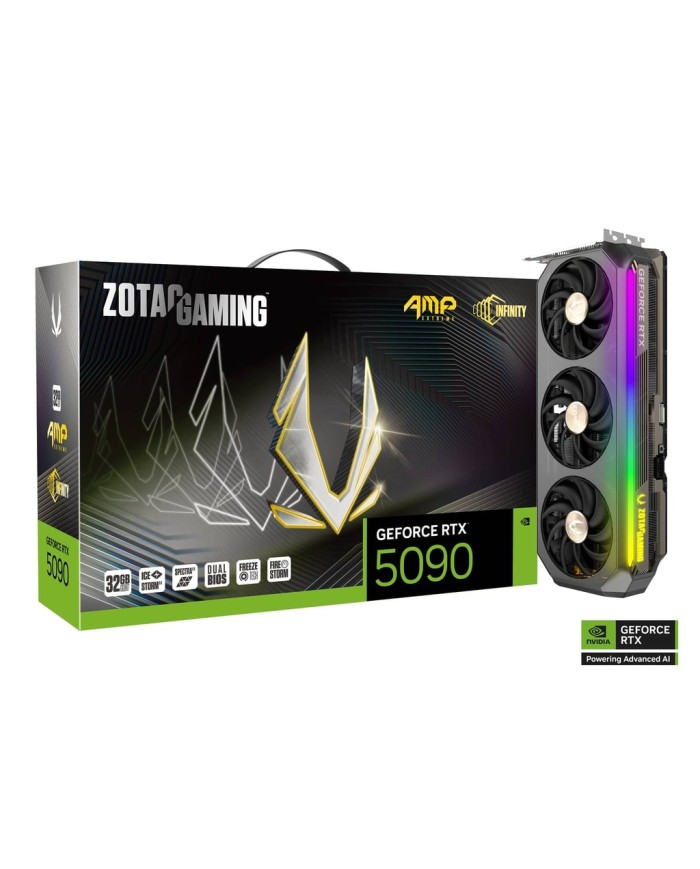 ZOTAC GAMING GeForce RTX 5090 AMP Extreme INFINITY - CARTE GRAPHIQUE ZOTAC GAMING GeForce RTX 5090 AMP Extreme INFINITY - CARTE GRAPHIQUE
