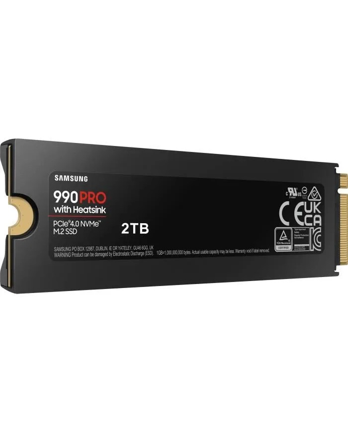 Samsung SSD 990 PRO M.2 PCIe NVMe 2To avec dissipateur - SSD Samsung SSD 990 PRO M.2 PCIe NVMe 2To avec dissipateur - SSD