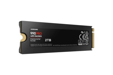 Samsung SSD 990 PRO M.2 PCIe NVMe 2To avec dissipateur - SSD Samsung SSD 990 PRO M.2 PCIe NVMe 2To avec dissipateur - SSD