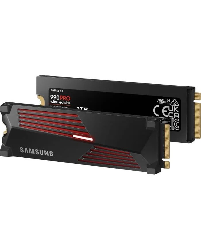 Samsung SSD 990 PRO M.2 PCIe NVMe 2To avec dissipateur - SSD Samsung SSD 990 PRO M.2 PCIe NVMe 2To avec dissipateur - SSD