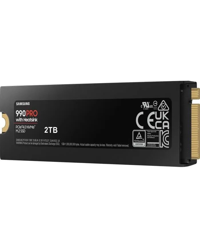 Samsung SSD 990 PRO M.2 PCIe NVMe 2To avec dissipateur - SSD Samsung SSD 990 PRO M.2 PCIe NVMe 2To avec dissipateur - SSD