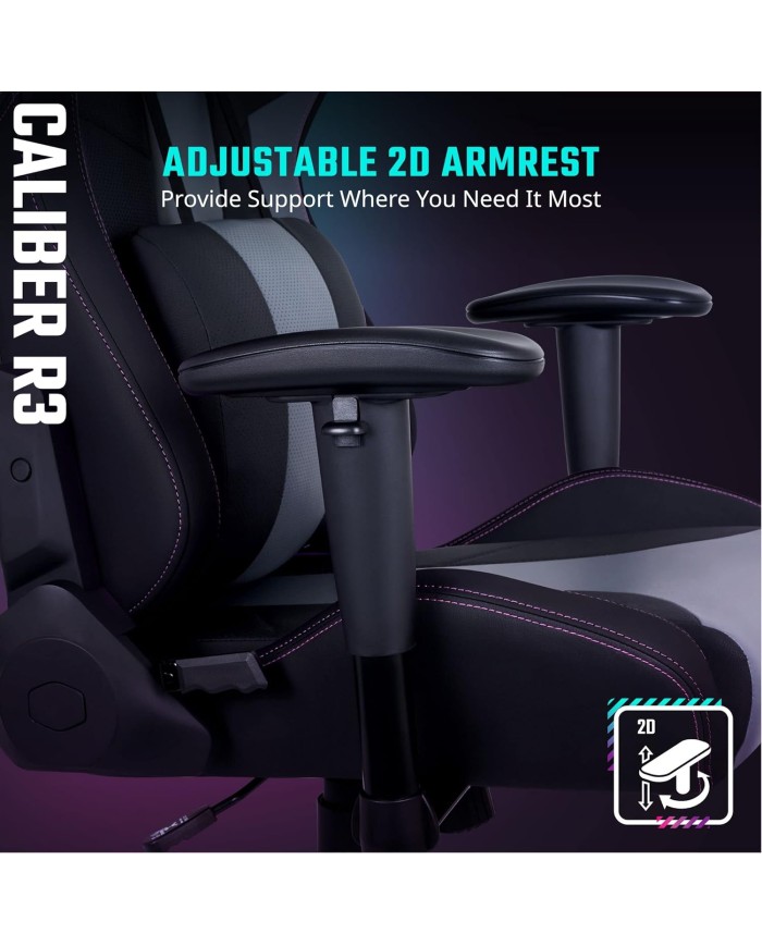 Cooler Master Caliber R3 Noir - Chaise Gamer