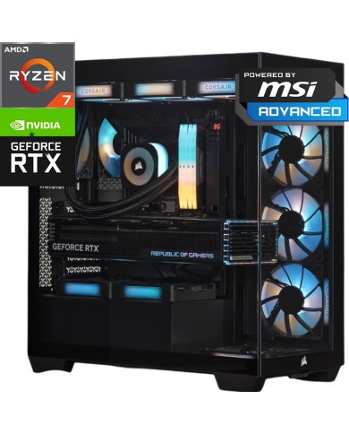 PC Gamer Ryzen 7 9800X3D | RTX 5080 | 32GB DDR5 | 2TB NVMe - PC Gamer Casa