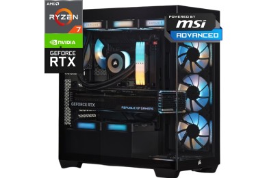 PC Gamer Ryzen 7 9800X3D | RTX 5080 | 32GB DDR5 | 2TB NVMe - PC Gamer Casa