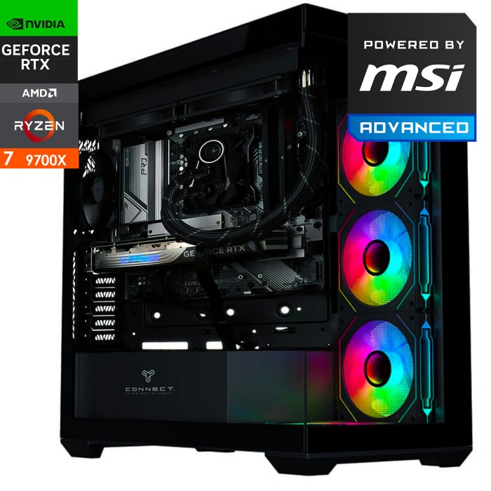 PC Gamer Ryzen 7 9700X | RTX 5070 Shadow 2X OC|32GB DDR5|2TB NVMe - PCGAMERCASA PC Gamer Ryzen 7 9700X | RTX 5070 Shadow 2X OC|32GB DDR5|2TB NVMe - PCGAMERCASA
