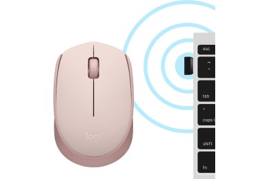 Logitech M171 Souris Sans Fil – Rose