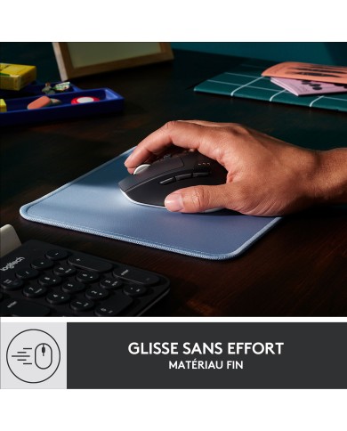 Logitech Mouse Pad Studio Series (Bleu Gris) - Tapis Souris