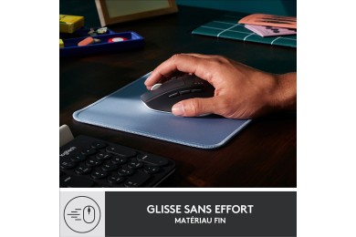 Logitech Mouse Pad Studio Series (Bleu Gris) - Tapis Souris