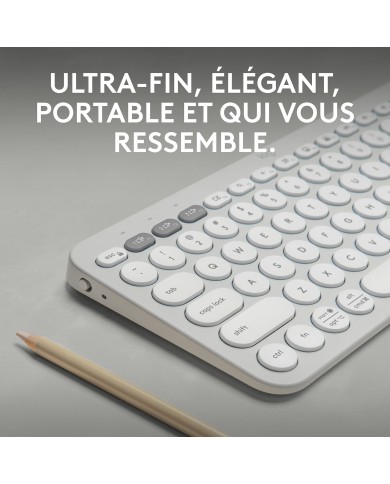 Logitech Pebble Keys 2 K380s (White). - Tablet keyboard