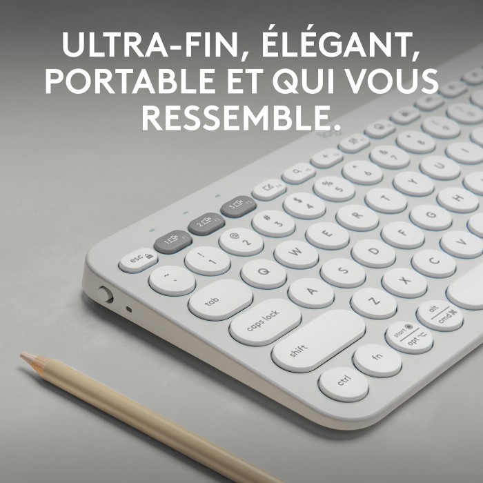 Logitech Pebble Keys 2 K380s (White). - Tablet keyboard Logitech Pebble Keys 2 K380s (White). - Tablet keyboard