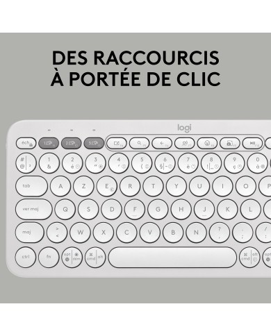 Logitech Pebble Keys 2 K380s (White). - Tablet keyboard