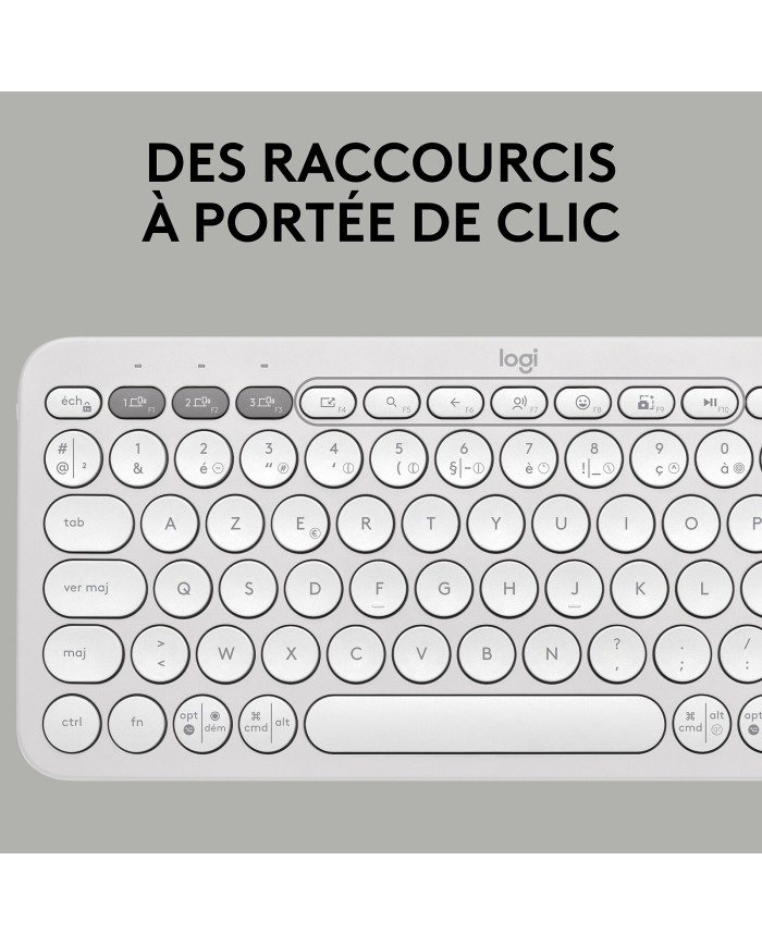 Logitech Pebble Keys 2 K380s (White). - Tablet keyboard Logitech Pebble Keys 2 K380s (White). - Tablet keyboard