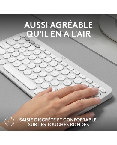 Logitech Pebble Keys 2 K380s (White). - Tablet keyboard