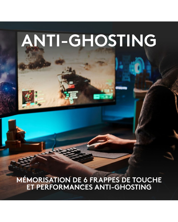 Logitech G G413 TKL SE - Clavier PC