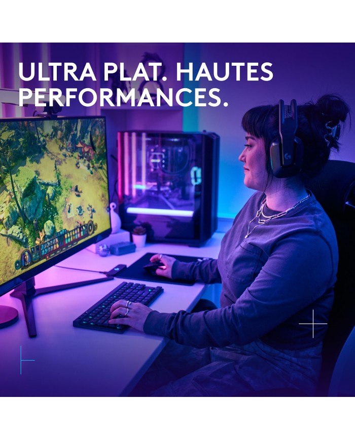 Logitech G G515 TKL Lightspeed Noir (Tactile Version) - Clavier PC