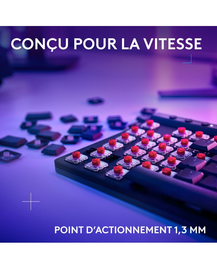 Logitech G G515 TKL Lightspeed Noir (Tactile Version) - Clavier PC