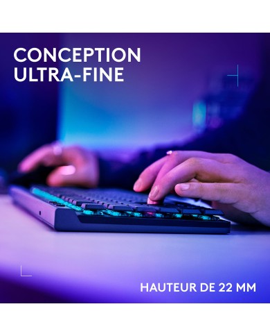 Logitech G G515 TKL Lightspeed Noir (Tactile Version) - Clavier PC