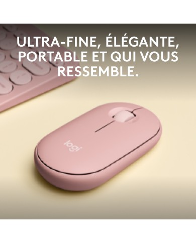 Logitech Pebble 2 M350s (Rose) - Souris