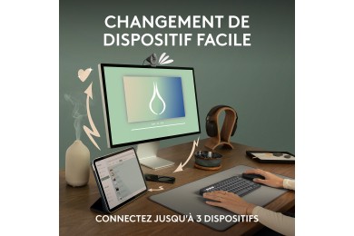 Logitech Pebble 2 M350s (Rose) - Souris