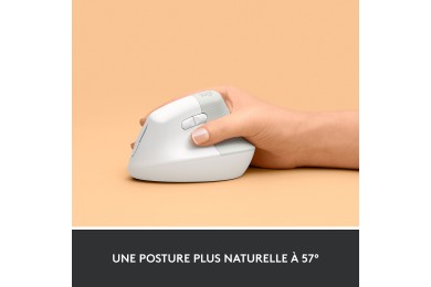 Logitech Lift (Blanc) - Souris