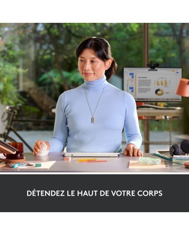 Logitech Lift (Blanc) - Souris