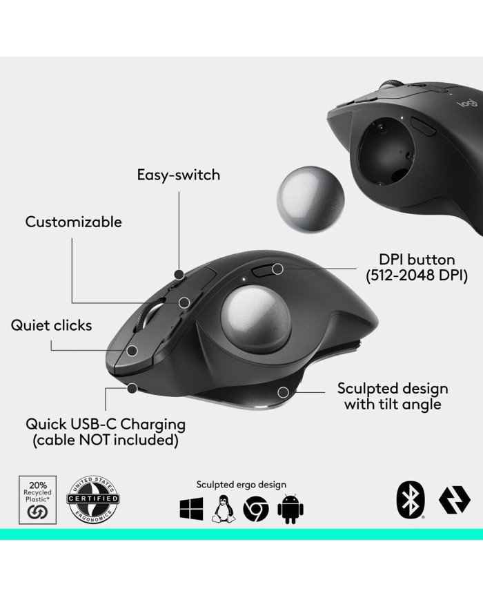 Logitech MX Ergo S - Souris Pc