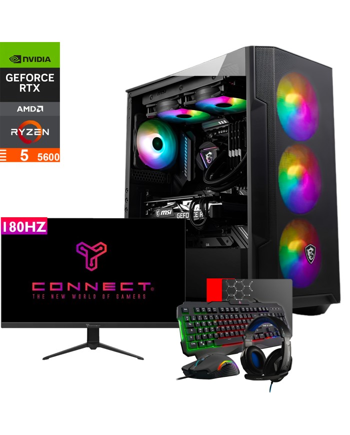 Pack PC Gamer Complet – Ryzen 5 5600, RTX 3060 12Go, Écran 27" 180Hz IPS, Clavier THE G-LAB ARGON-E Pack PC Gamer Complet – Ryzen 5 5600, RTX 3060 12Go, Écran 27" 180Hz IPS, Clavier THE G-LAB ARGON-E
