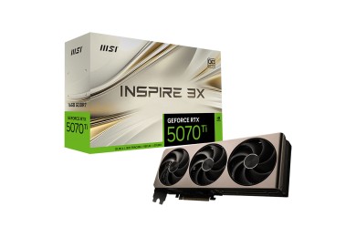 MSI GeForce RTX 5070 Ti 16G INSPIRE 3X OC - Carte Graphique