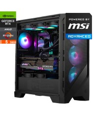 PC Gamer POWERED BY MSI ADVANCED Ryzen 5 5600|16GB|1TB SSD|RTX4060. - PC GAMER MAROC