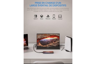 ARZOPA S1 TABLE– Moniteur Portable 15,6" FHD IPS