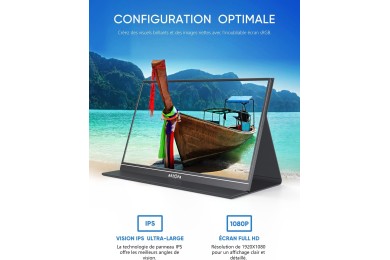 ARZOPA S1 TABLE– Moniteur Portable 15,6" FHD IPS