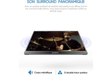 ARZOPA S1 TABLE– Moniteur Portable 15,6" FHD IPS