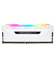 Corsair Vengeance RGB PRO Series 32 Go (4x 8 Go) DDR4 3200 MHz CL16 Blanc - RAM PC Corsair Vengeance RGB PRO Series 32 Go (4x 8 Go) DDR4 3200 MHz CL16 Blanc - RAM PC