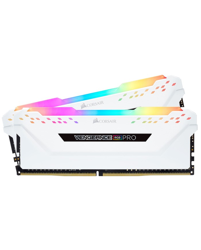 Corsair Vengeance RGB PRO Series 32 Go (4x 8 Go) DDR4 3200 MHz CL16 Blanc - RAM PC