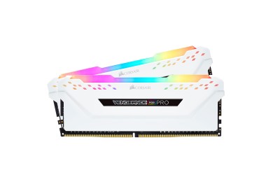 Corsair Vengeance RGB PRO Series 32 Go (4x 8 Go) DDR4 3200 MHz CL16 Blanc - RAM PC