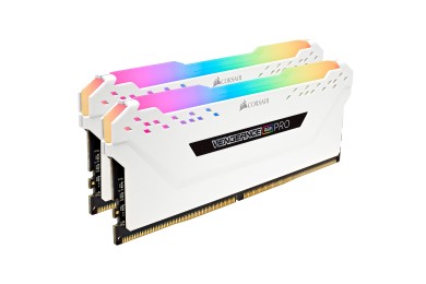 Corsair Vengeance RGB PRO Series 32 Go (4x 8 Go) DDR4 3200 MHz CL16 Blanc - RAM PC