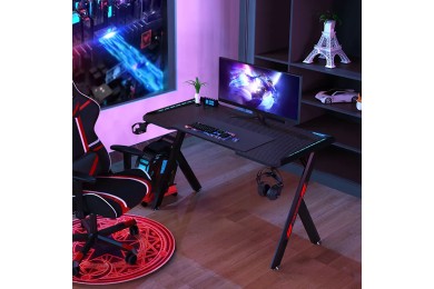 Table Gamer RGB Design Z Aor Esports. - Bureau Pc Ergonomique Maroc Table Gamer RGB Design Z Aor Esports. - Bureau Pc Ergonomique Maroc